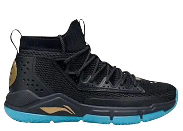 Li-Ning Wade Fission 5 Mid Black Gold - ABAP027-1 Raffles
